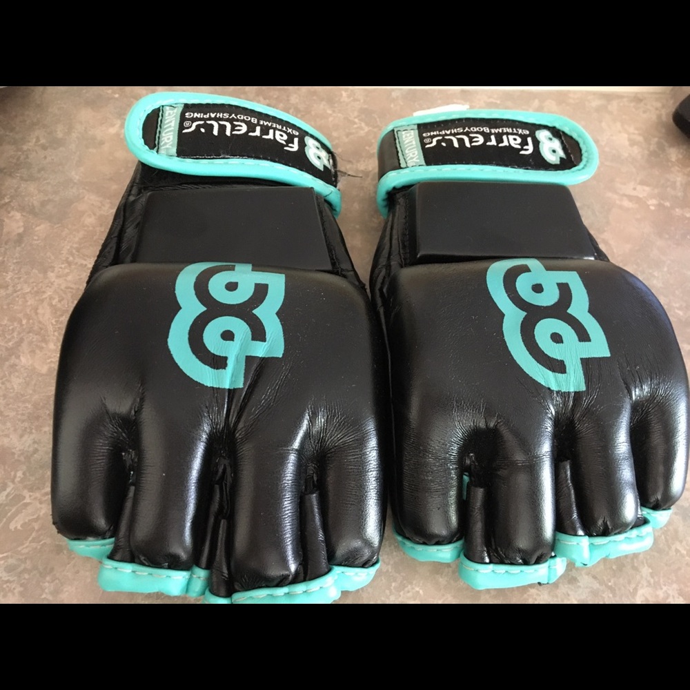 MMA style boxing gloves